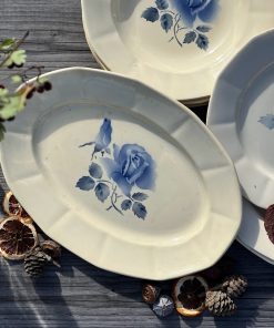 Plat ovale Digoin & Sarreguemines