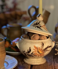 Pot émaillé avec couvercle couleurs d’automne