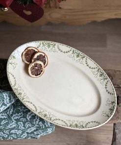 Plat ovale en terre de fer Thérèse