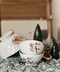 Petit bol ancien oiseaux