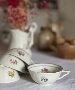 Tasse à café en porcelaine fine de Limoges