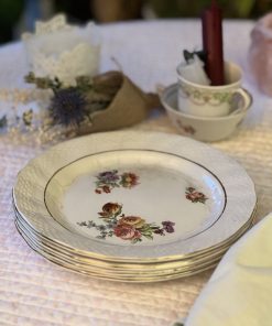 Assiette à dessert ancienne Moulin des Loups