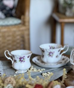Petite tasse anglaise vintage Sweet Violets