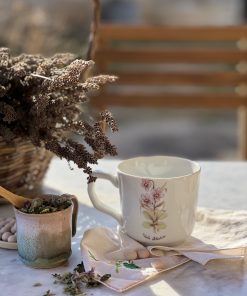 Mug vintage gentiane et violette