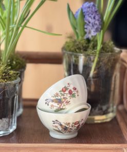 Petit bol ancien Oiseau de paradis