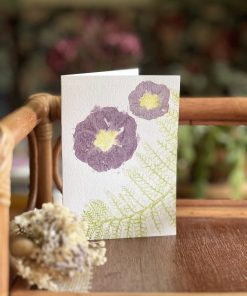 Carte double Primevère et Fougère