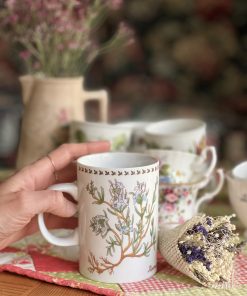 Mug Romarin en fleurs vintage
