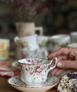 Tasse en porcelaine anglaise Cottage Garden