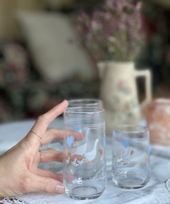 Verre à sirop vintage Oies