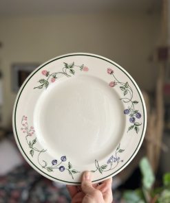 Assiette plate Fruits en porcelaine anglaise