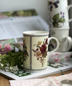 Mug botanique en porcelaine anglaise