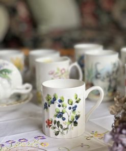 Mug Myrtilles en porcelaine anglaise