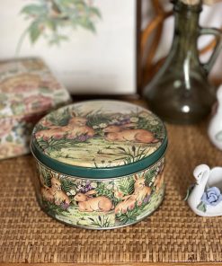 Boite en métal vintage Lapins