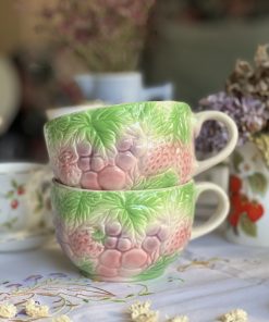 Tasse déjeuner en barbotine