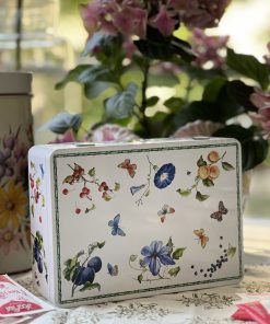 Boite à thé Fruits et Papillons