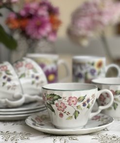 Tasse à thé Mûres en porcelaine anglaise