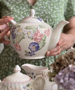 Théière Pétunias & Marguerites