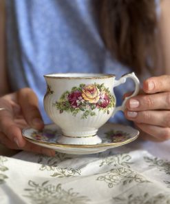 Tasse English Garden en porcelaine anglaise