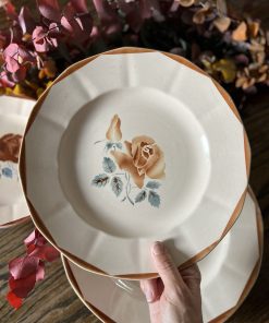 Petit plat Rose d'automne