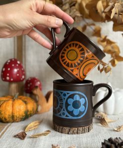 Mug anglais fleurs 70s