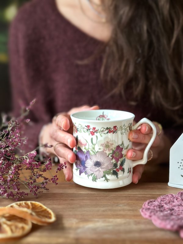 Mug Hiver Fleuri