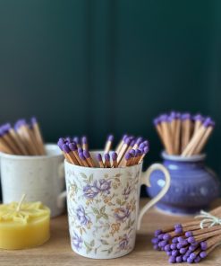 Pot Allumettes série Les Violets
