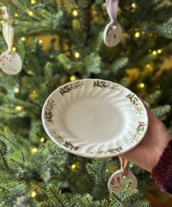 Assiette teatime Houx et Gui