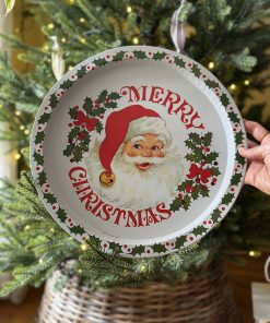 Plateau en métal Merry Christmas