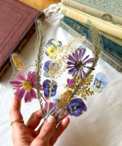 Marque-Pages en Fleurs Séchées