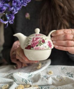 Théière solitaire Roses