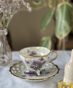 Tasse à café Violettes