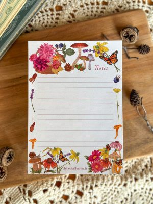 Bloc-notes Cueillette d'Automne