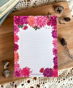 Bloc-notes Dahlias
