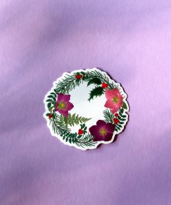 Sticker Couronne de Noël