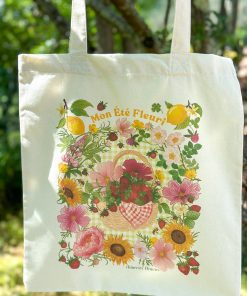 Totebag Mon Été Fleuri