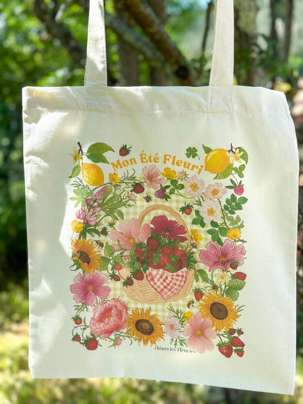 Totebag Mon Été Fleuri