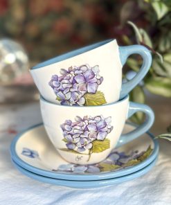 Tasse Hortensias Bleus