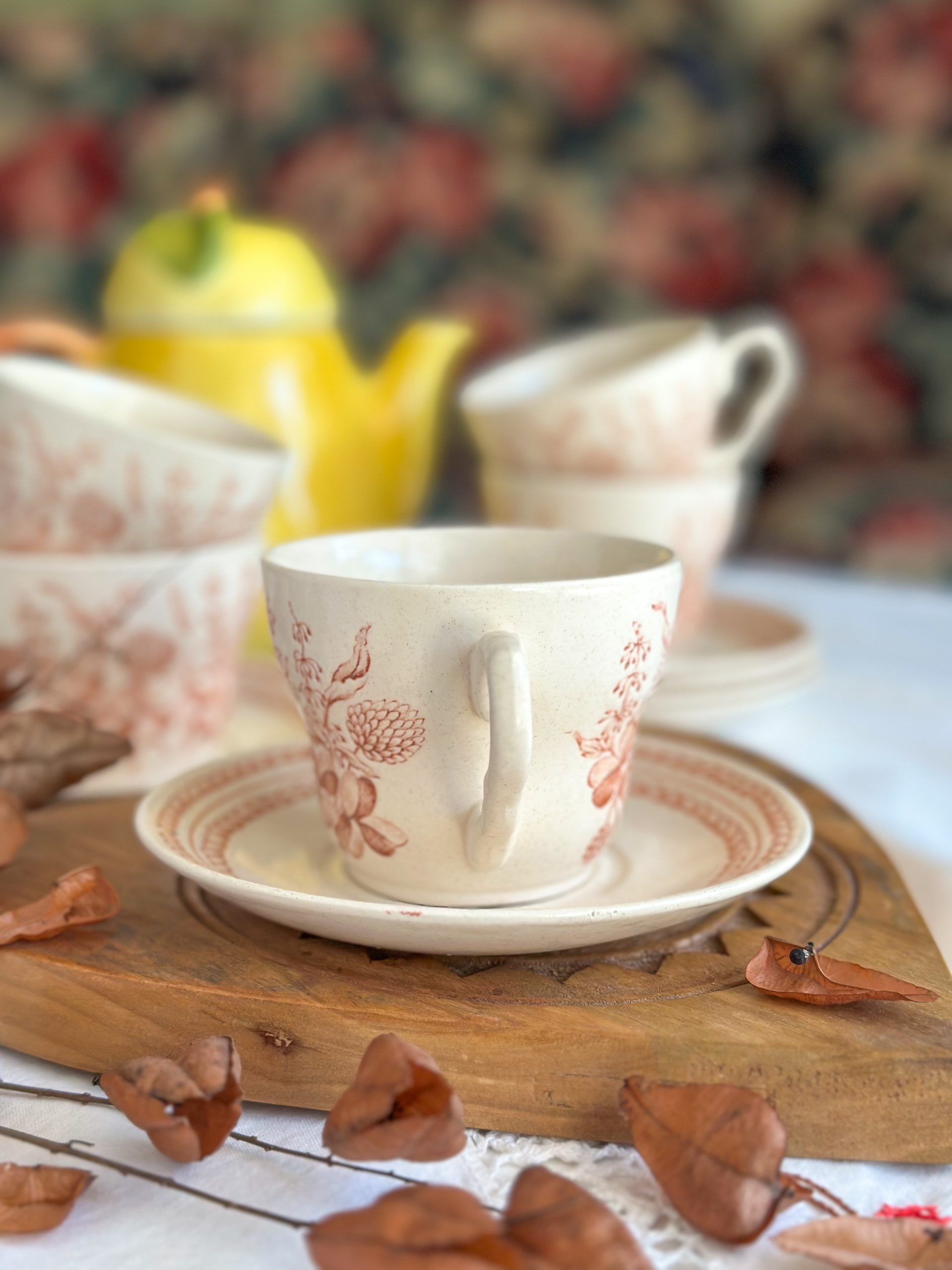 Tasse à thé anglaise Harvest – Image 4