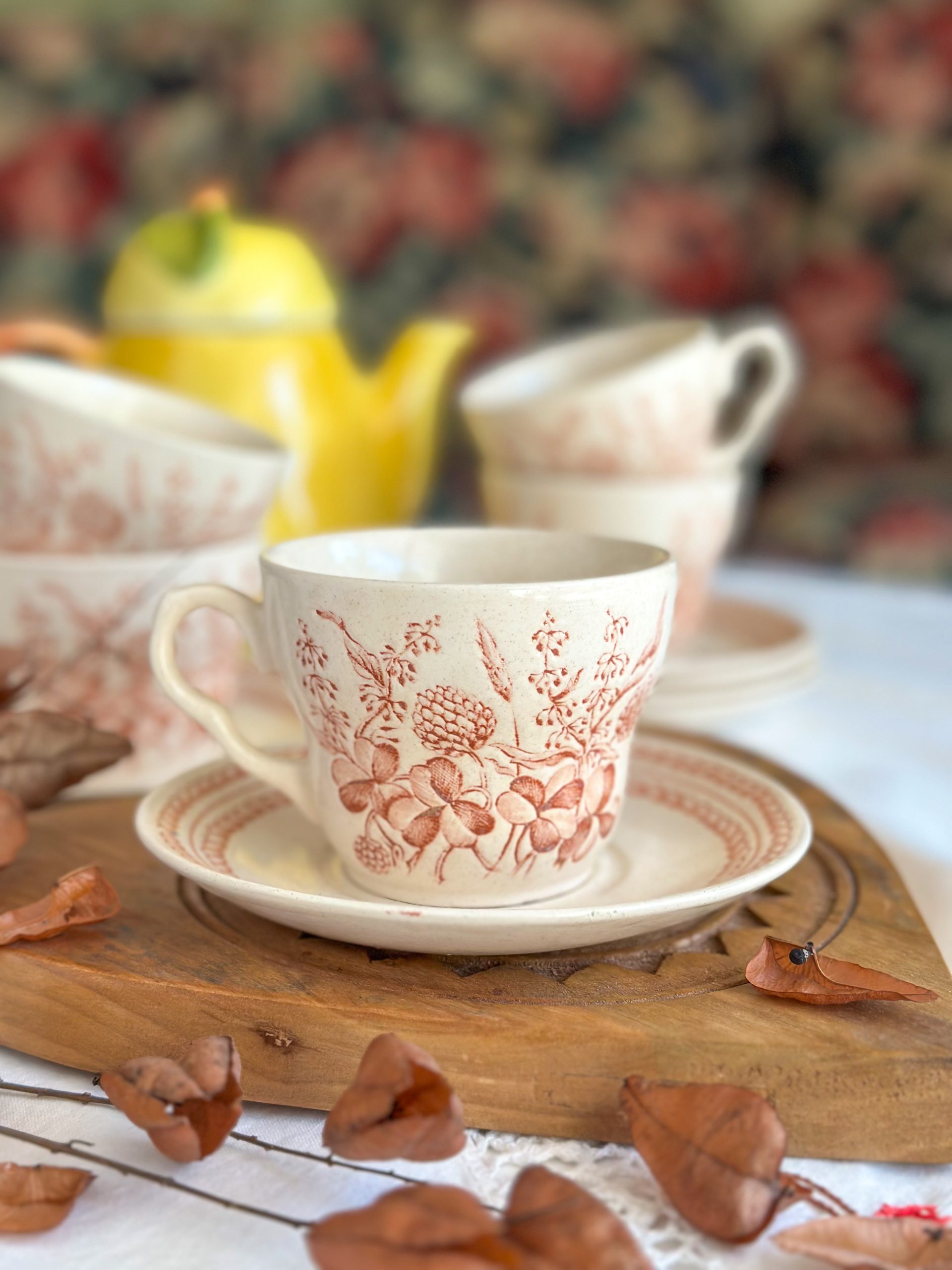 Tasse à thé anglaise Harvest – Image 5