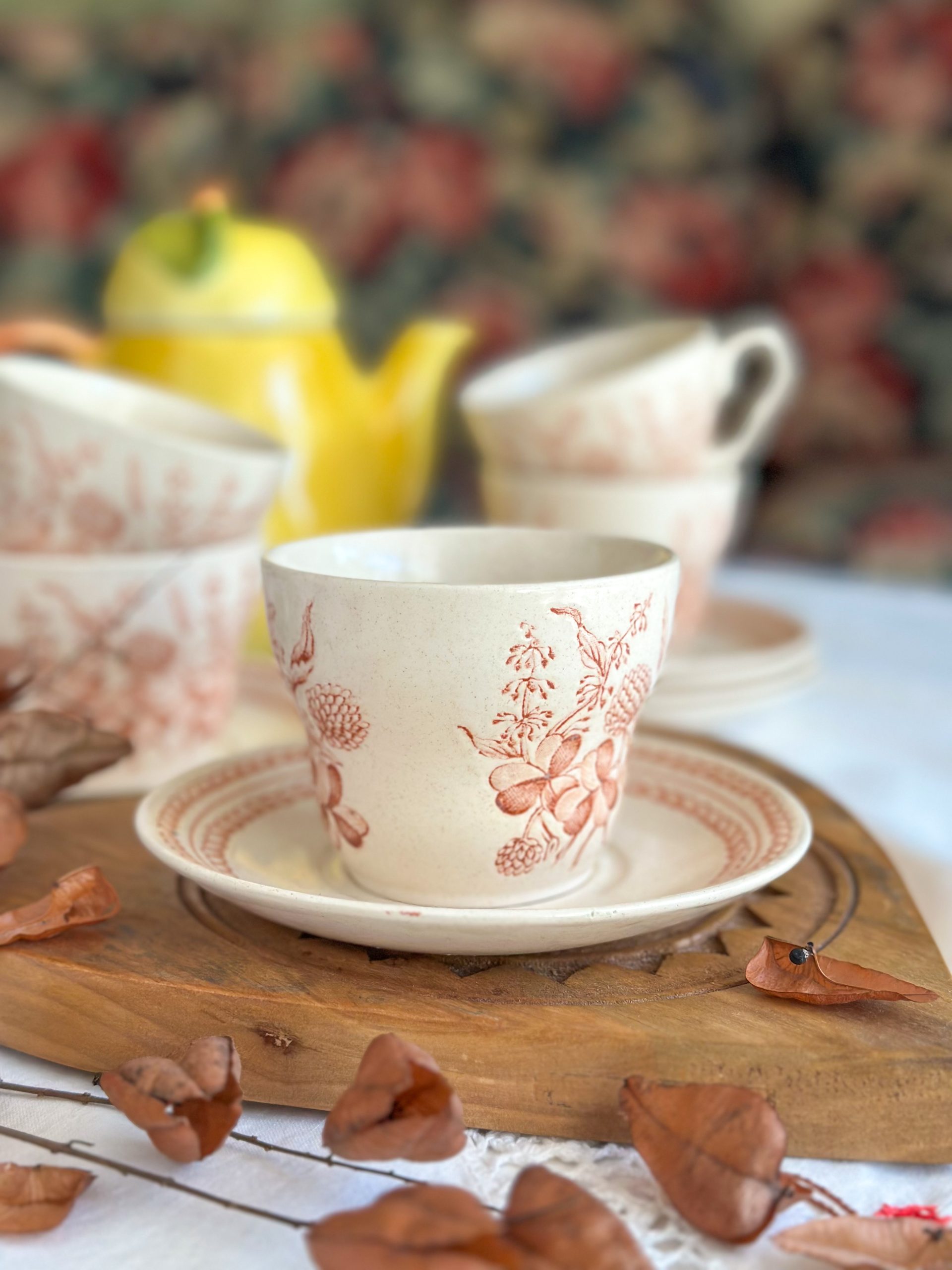 Tasse à thé anglaise Harvest – Image 6