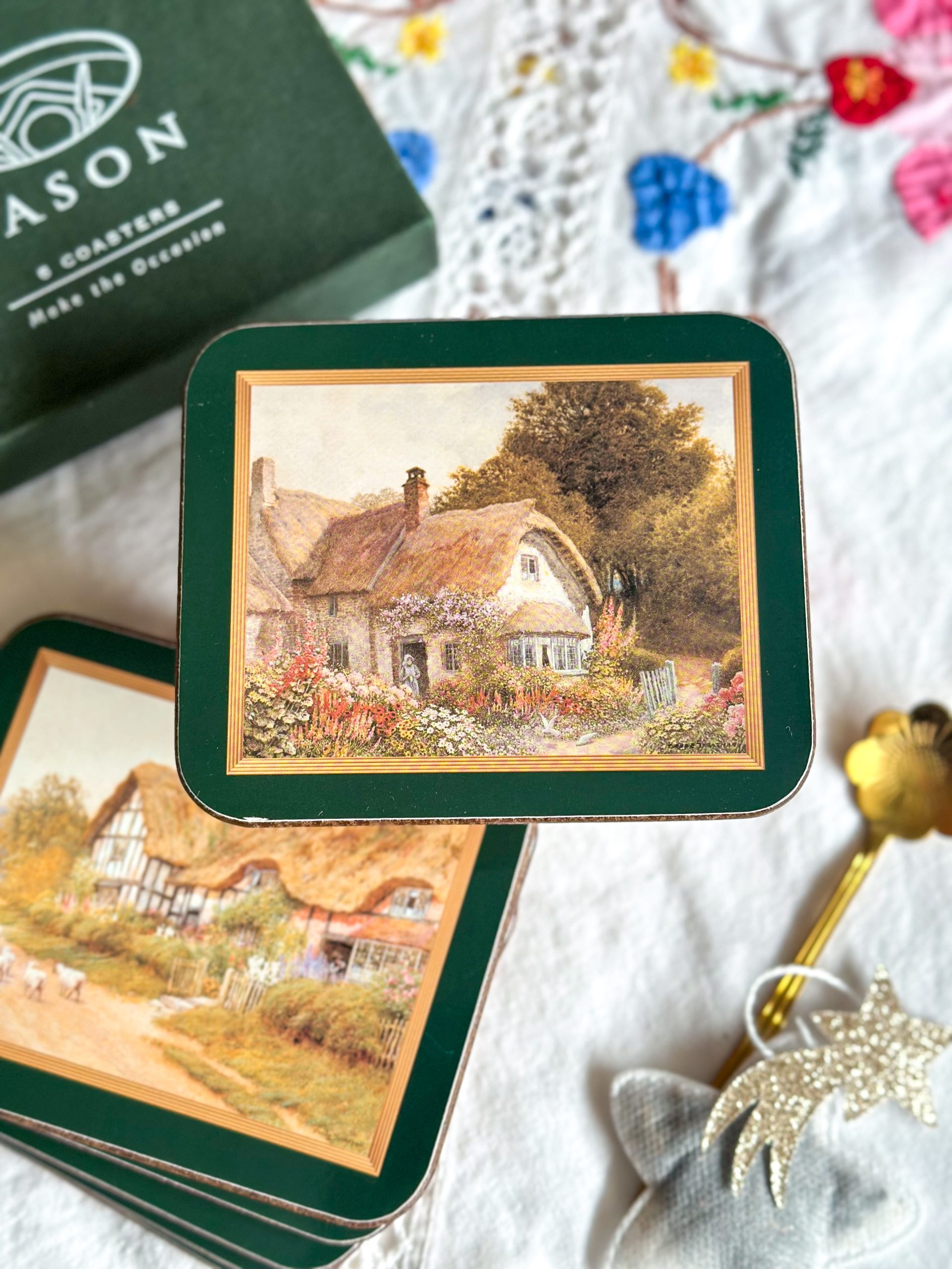 Coffret de 6 sous-verres Country Cottages – Image 6