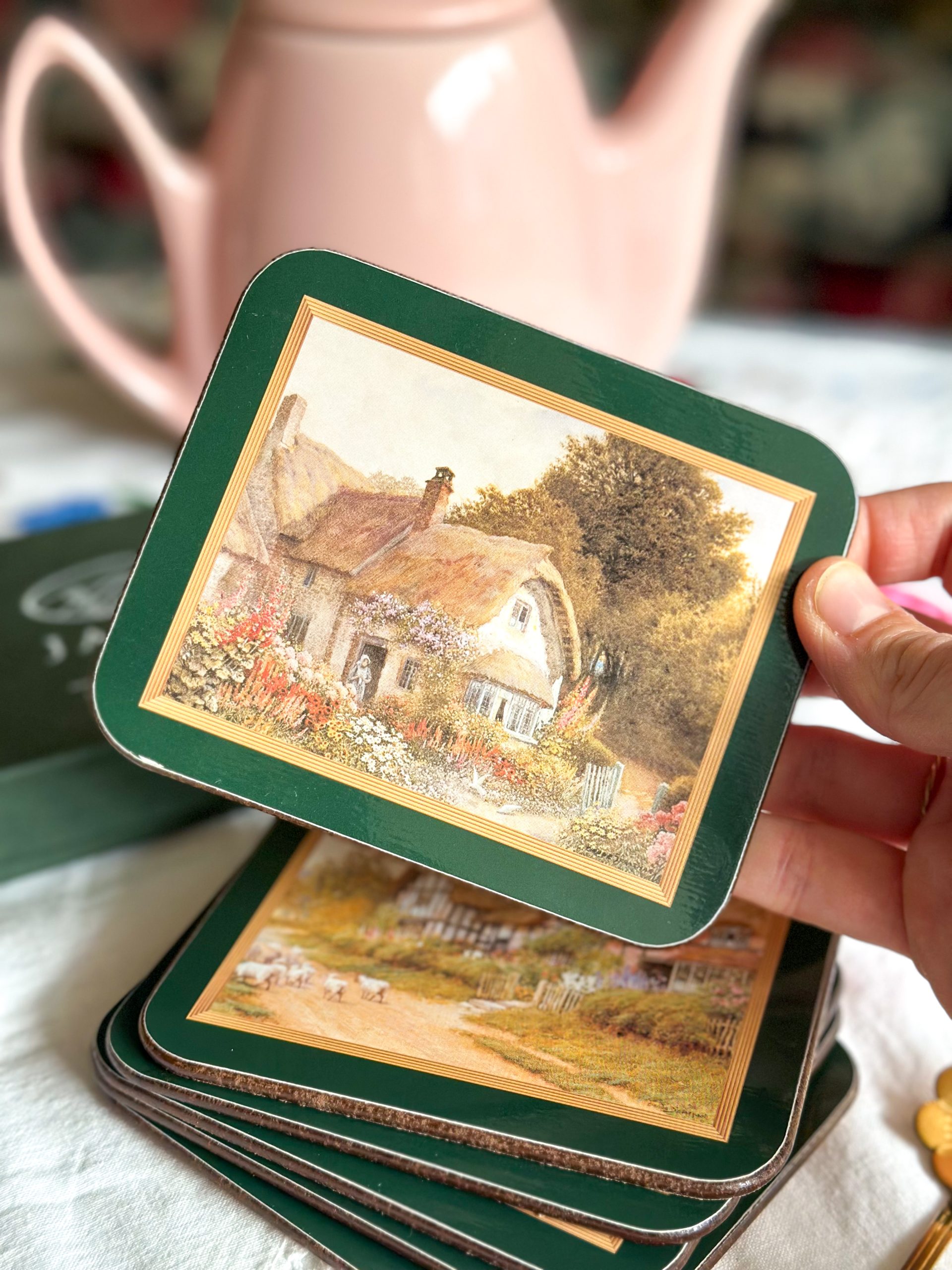 Coffret de 6 sous-verres Country Cottages – Image 2