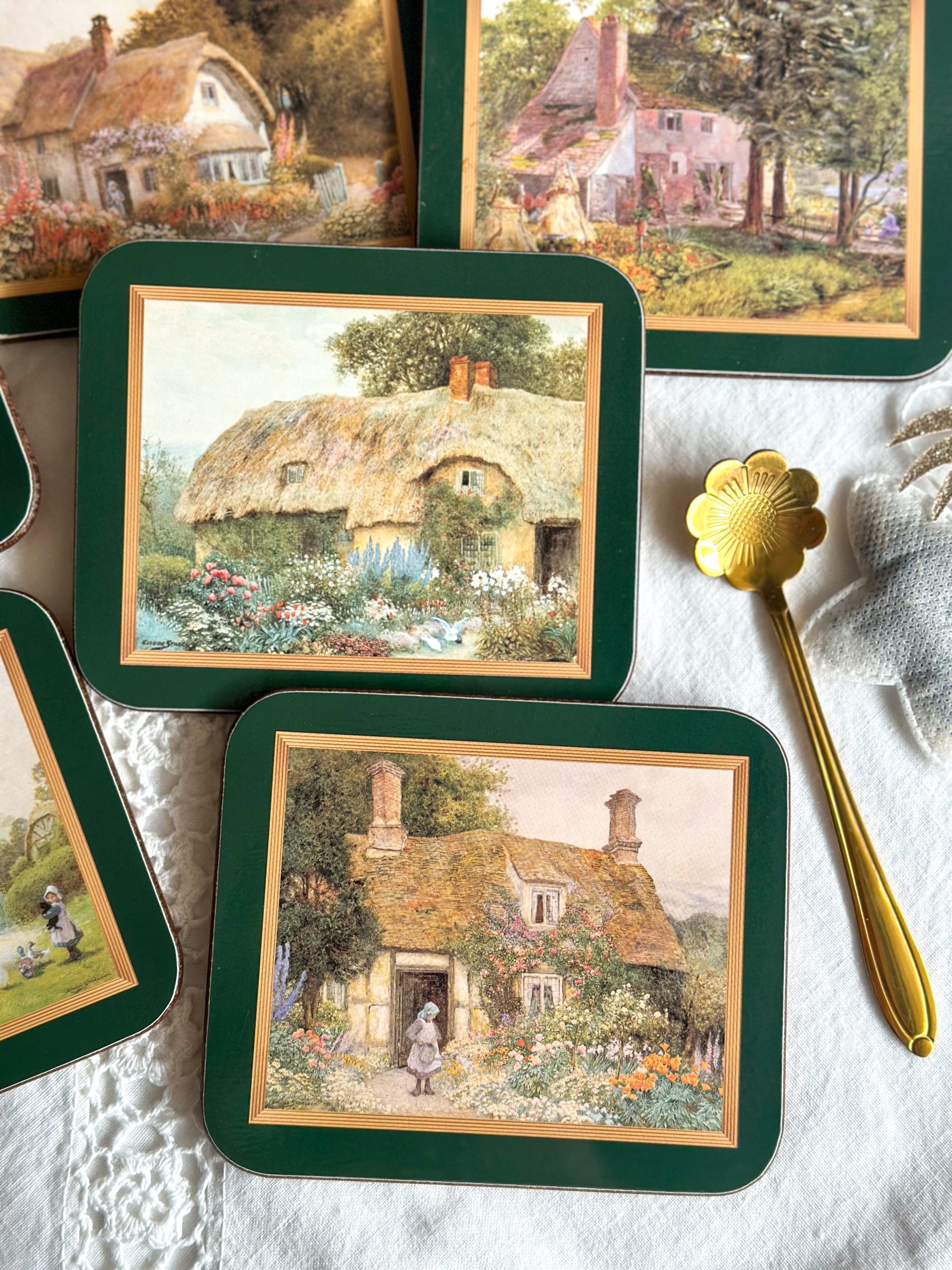 Coffret de 6 sous-verres Country Cottages – Image 5