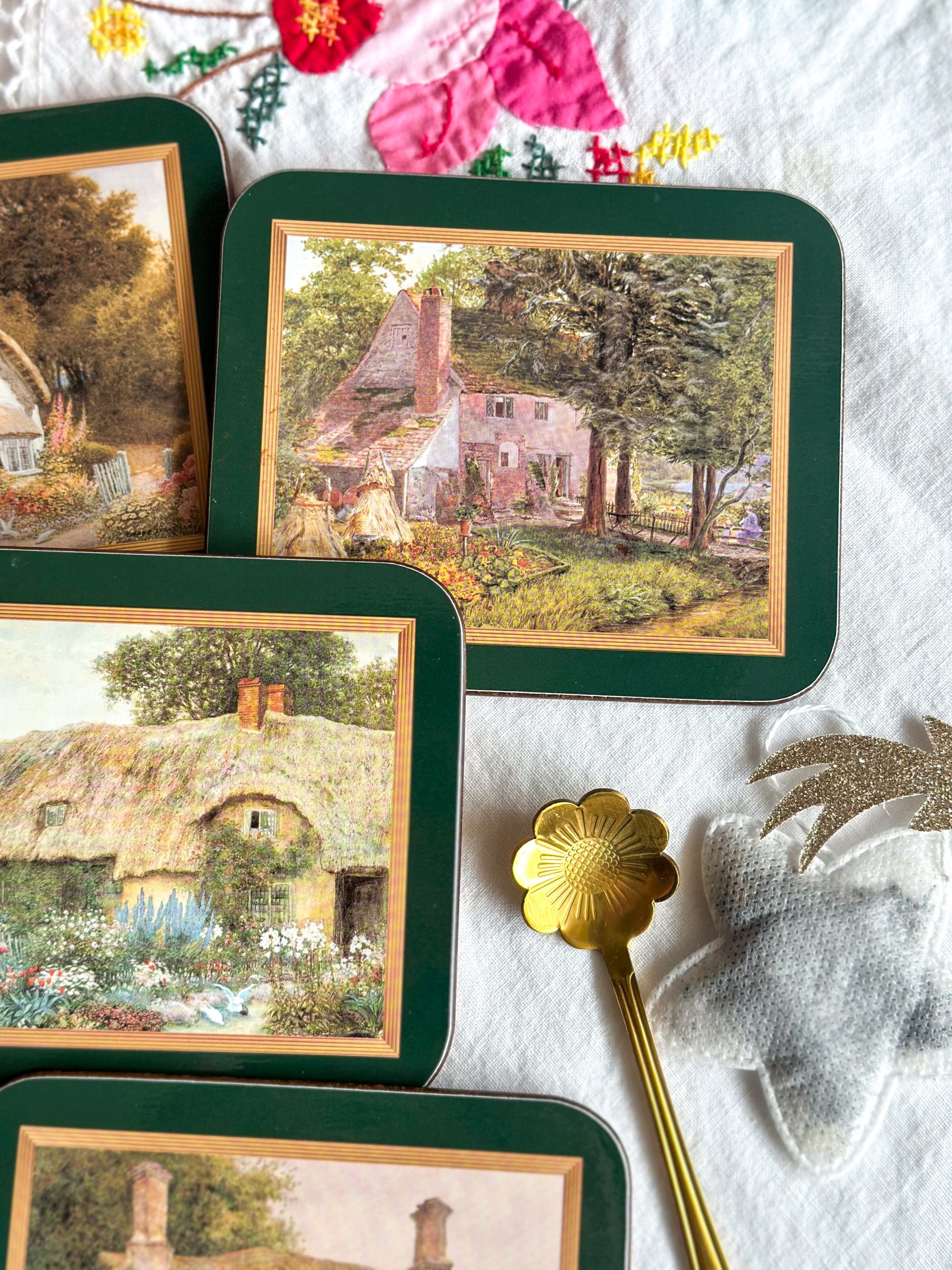 Coffret de 6 sous-verres Country Cottages – Image 4
