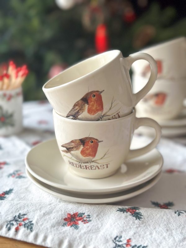 Tasse à café Rouge-gorge