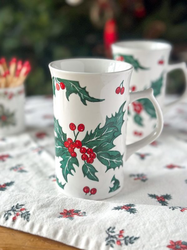 Mug Feuilles de Houx