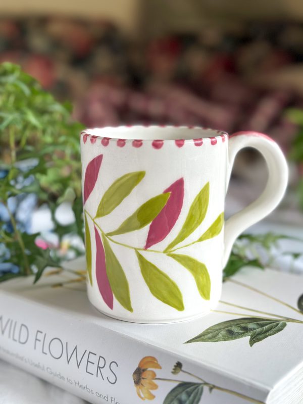 Mug artisanal Feuillages