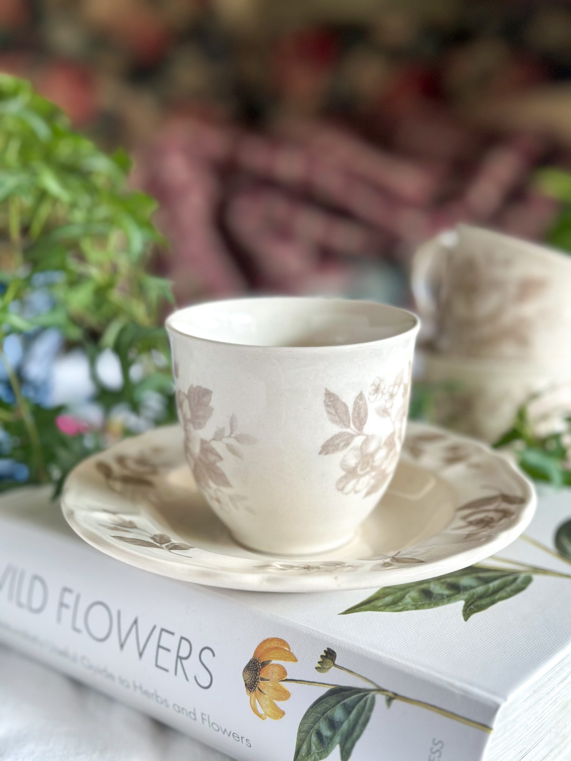 Tasse Sepia Flower – Image 4