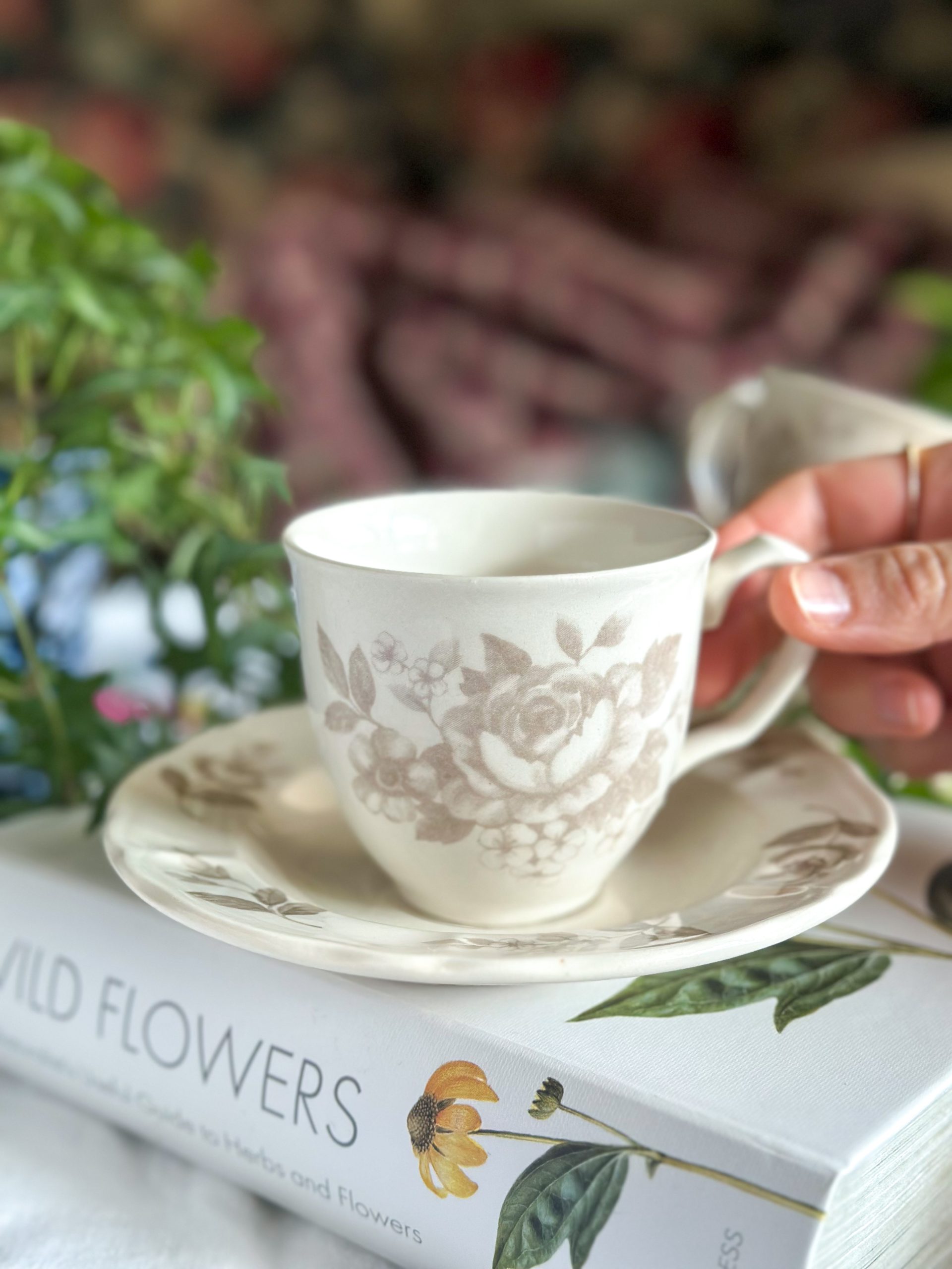 Tasse Sepia Flower – Image 7