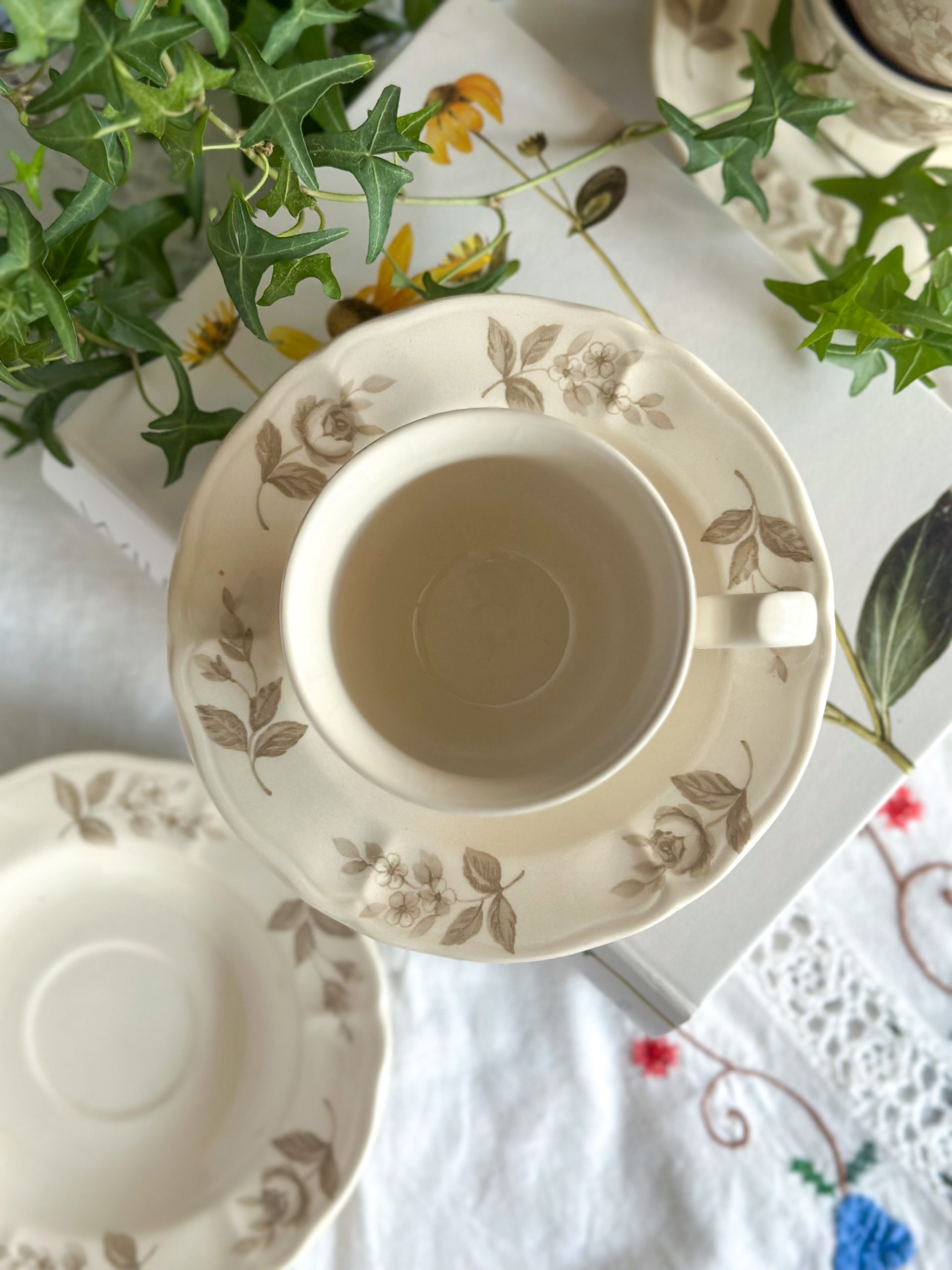 Tasse Sepia Flower – Image 6